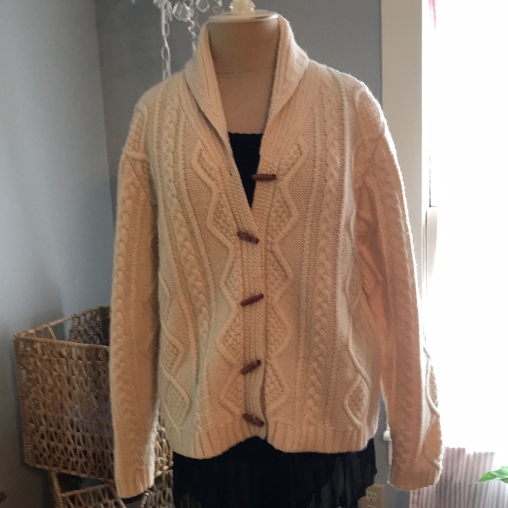 Eddie Bauer collectibles cable knit sweater